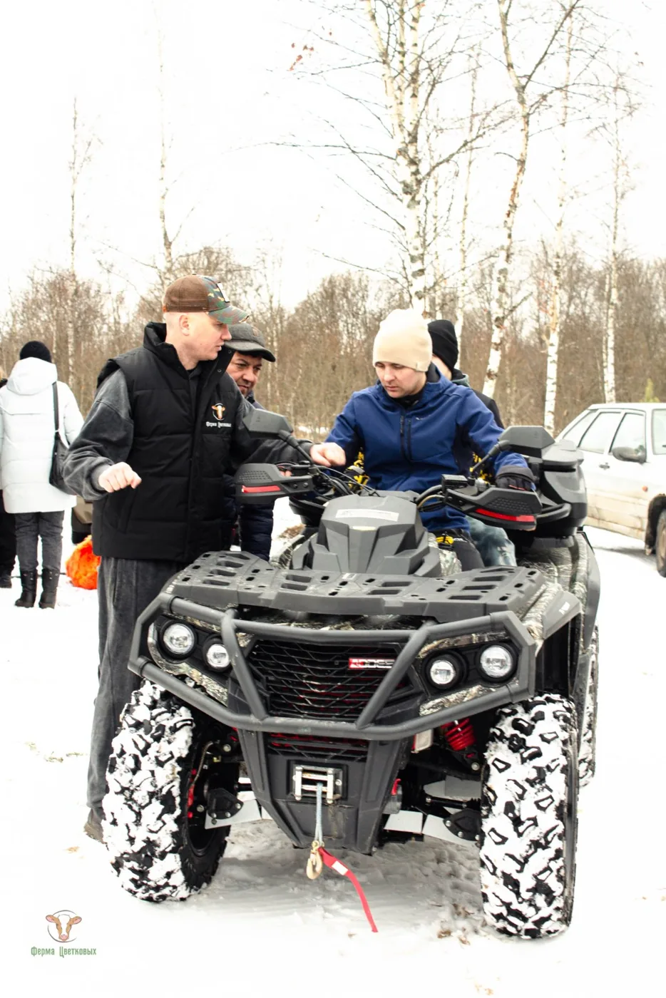 Квадроциклы в лесу